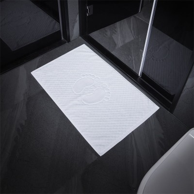 New White Hotel Guesthouse Homestay All Cotton Floor Towels Hotel Supplies Hotel Supplies Homestay Supplies Floor Towels