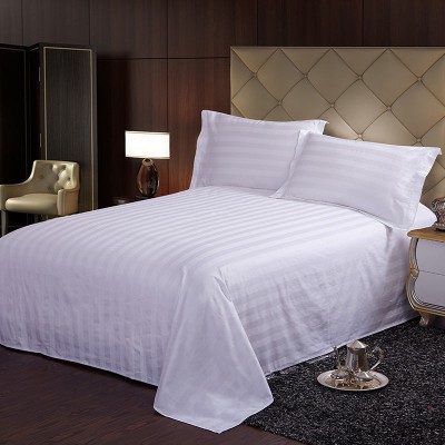 new homestay. Hotel and hotel set of four items, all cotton 40 count encrypted series bed sheets white